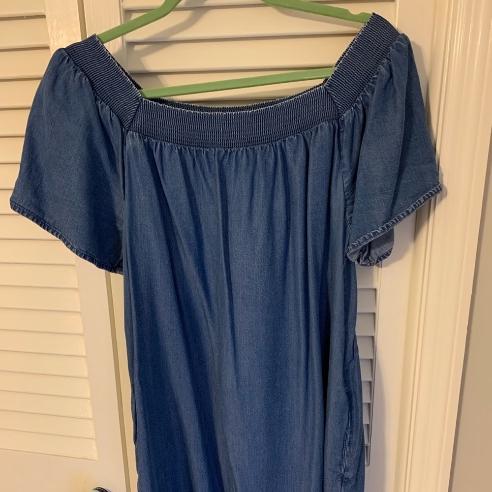 Off the Shoulder Gap Dress